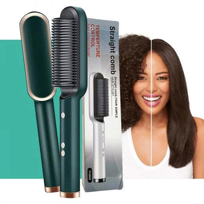 Hair Straightening Brush & Curler (Original)