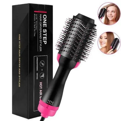 One Step 3 In 1 Hot Air Brush Dryer and Straightener