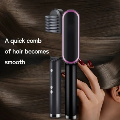 Hair Straightening Brush & Curler (Original)