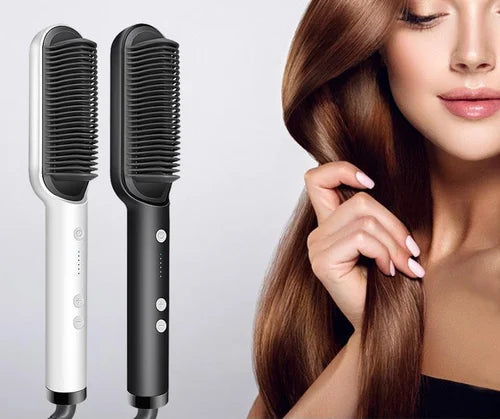 Hair Straightening Brush & Curler (Original)