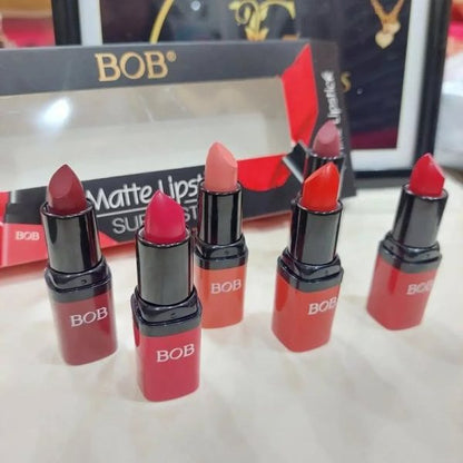 Pack Of 6 Bob Super Stay Matte Lipstick Set | Best Quality Matte Lipsticks For Women